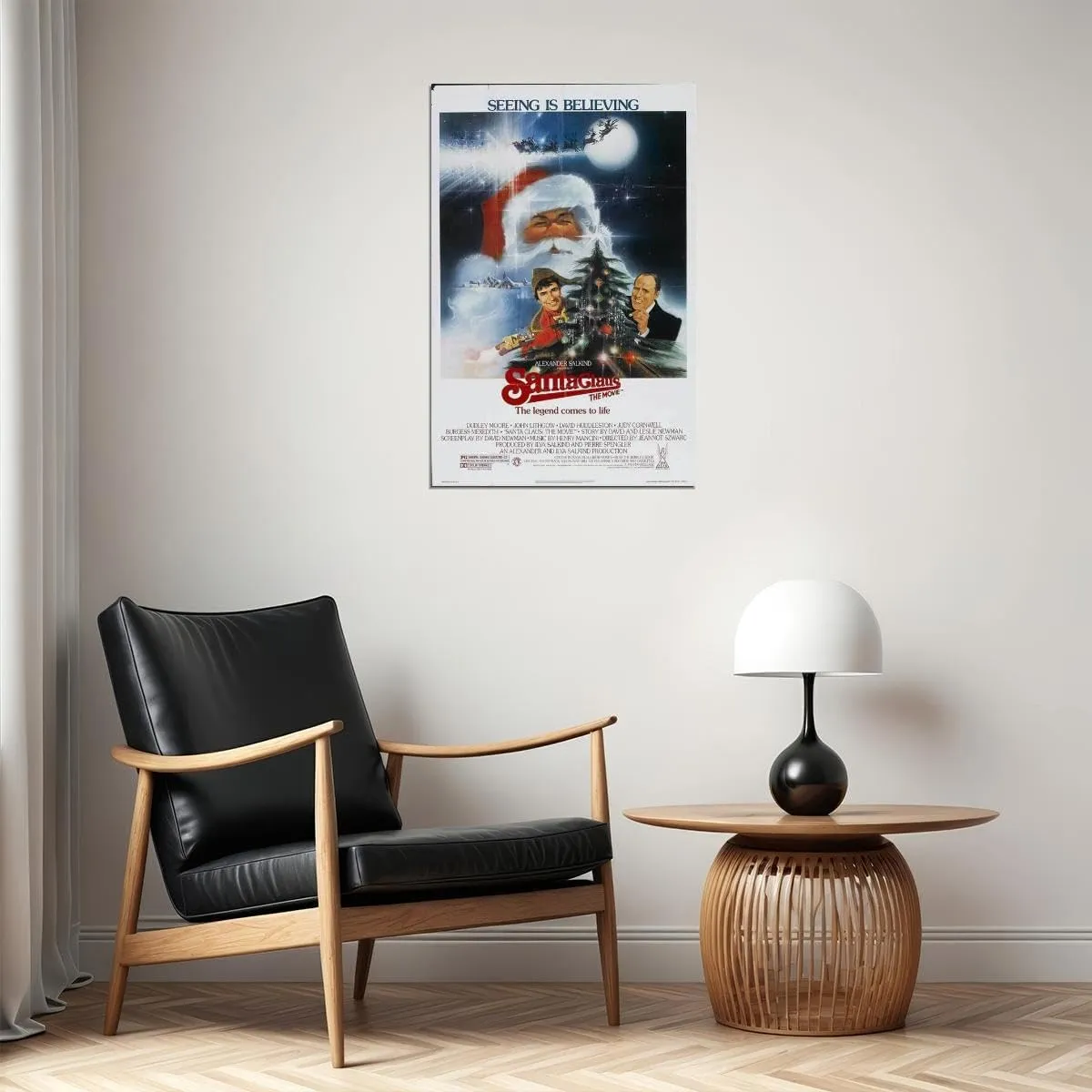 enhighten Santa Claus: The Movie Movie Dudley Moore John Lithgow David Wall Art Movie Night Home Decor For Living Room Aesthetic 24x36 Poster