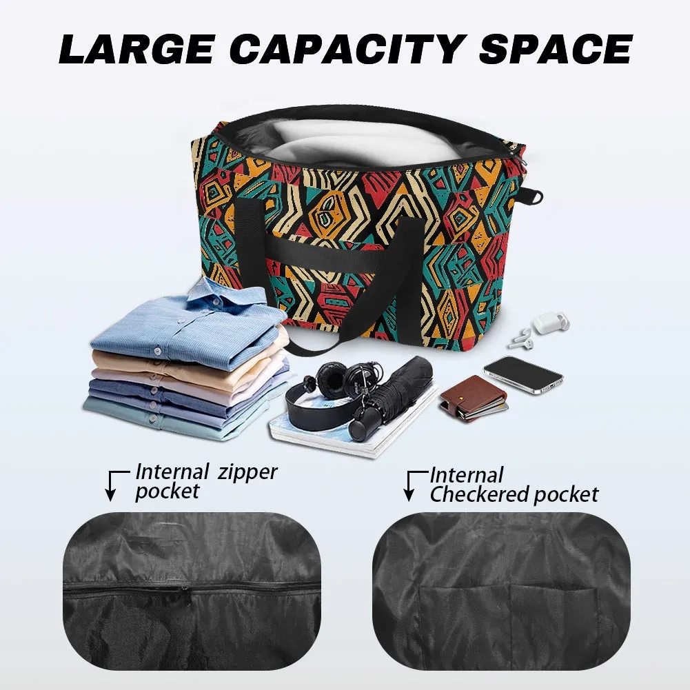Ethnic Geometric pattern Lightweight luggage