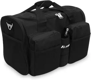 Everest Gym Bag with Wet Pocket, Black