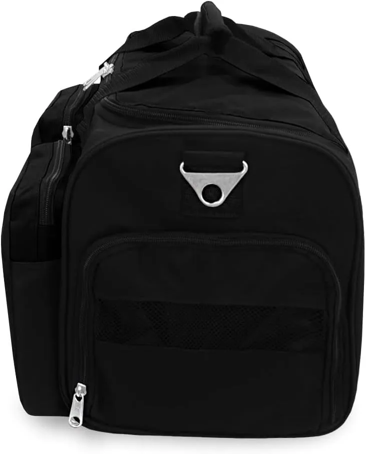 Everest Gym Bag with Wet Pocket, Black