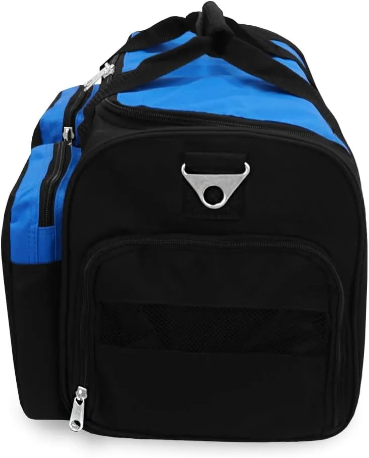 Everest Gym Bag with Wet Pocket, Royal Blue