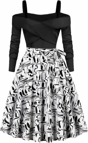 Fall Dresses for Women 2024 Casual Long Sleeve Off Shoulder Ruffle Dress Elegant Sexy Tie Waist Pleated Mini Dresses