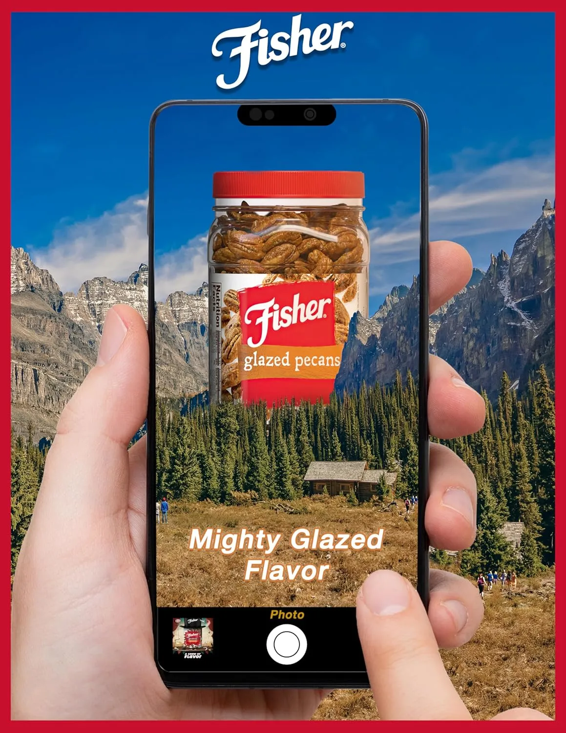 Fisher Snack Glazed Pecans, 24 Ounces, Made with Whole Mammoth Candied Pecans, 100% Recyclable