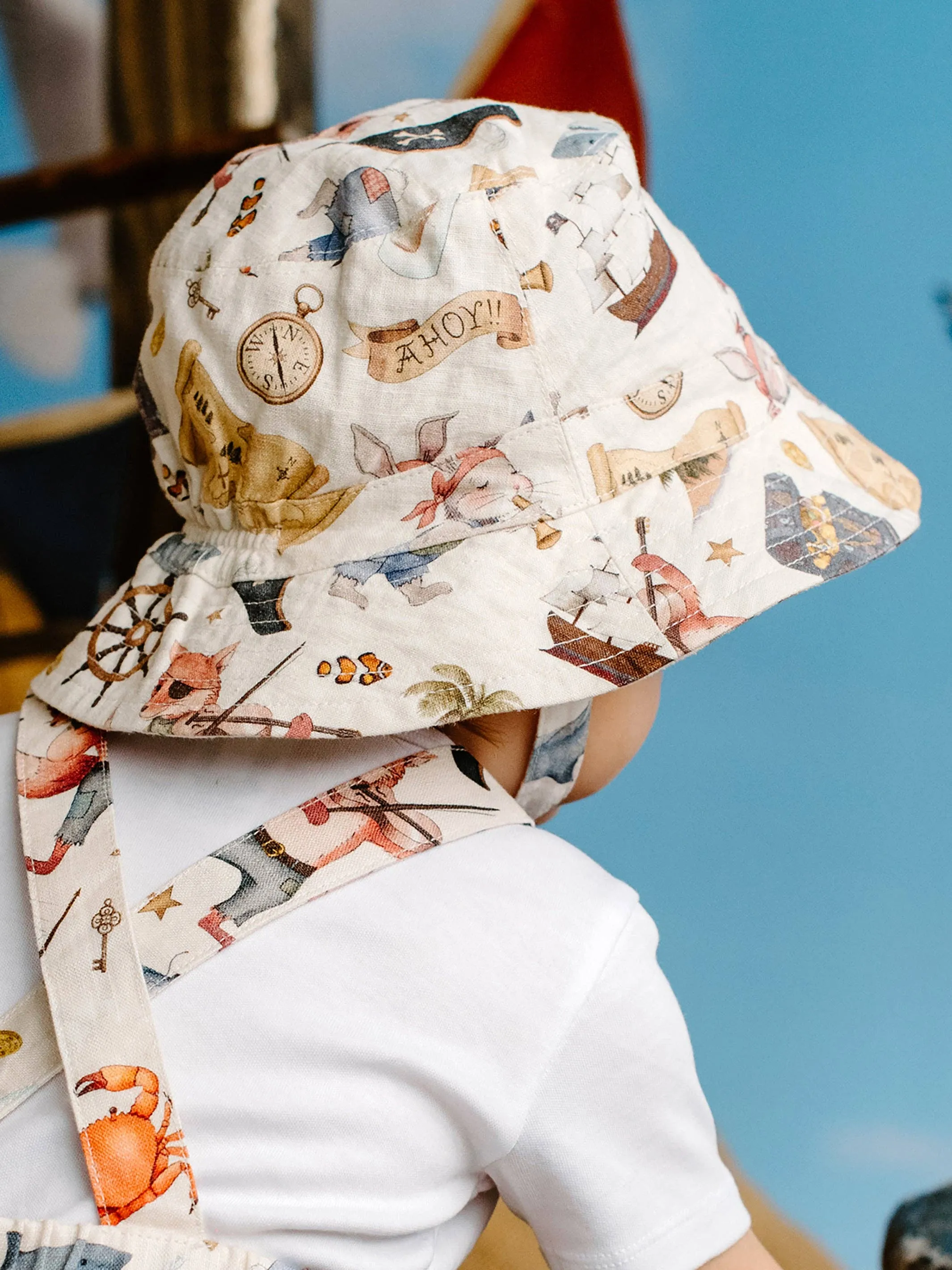 Fleur Harris - 'Ships Ahoy!' Sunshine Bucket Hat