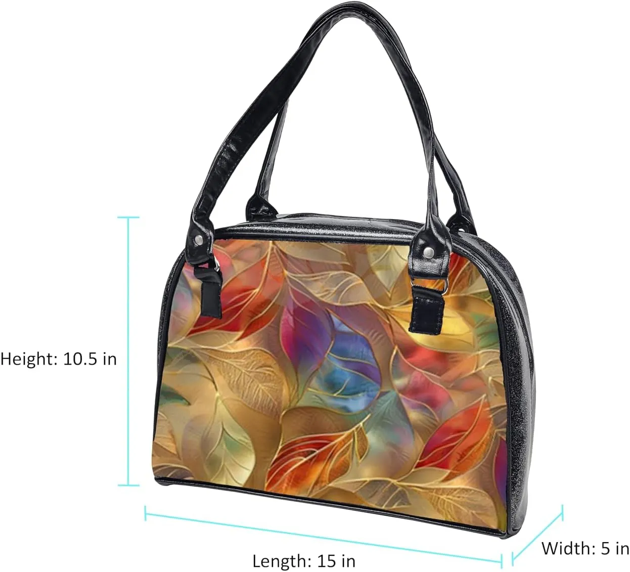 Flora and Fauna Collection Colorful, Large, Whimsical, Womens Handbag, Purse, Travel Bag, Satchel, Fav Tote