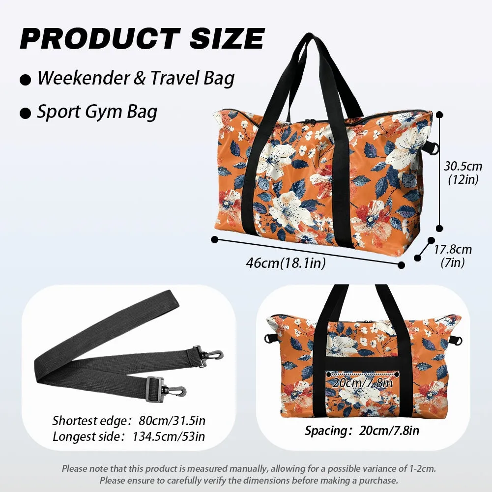 Floral Patterns: Timeless and versatile Lightweight luggage