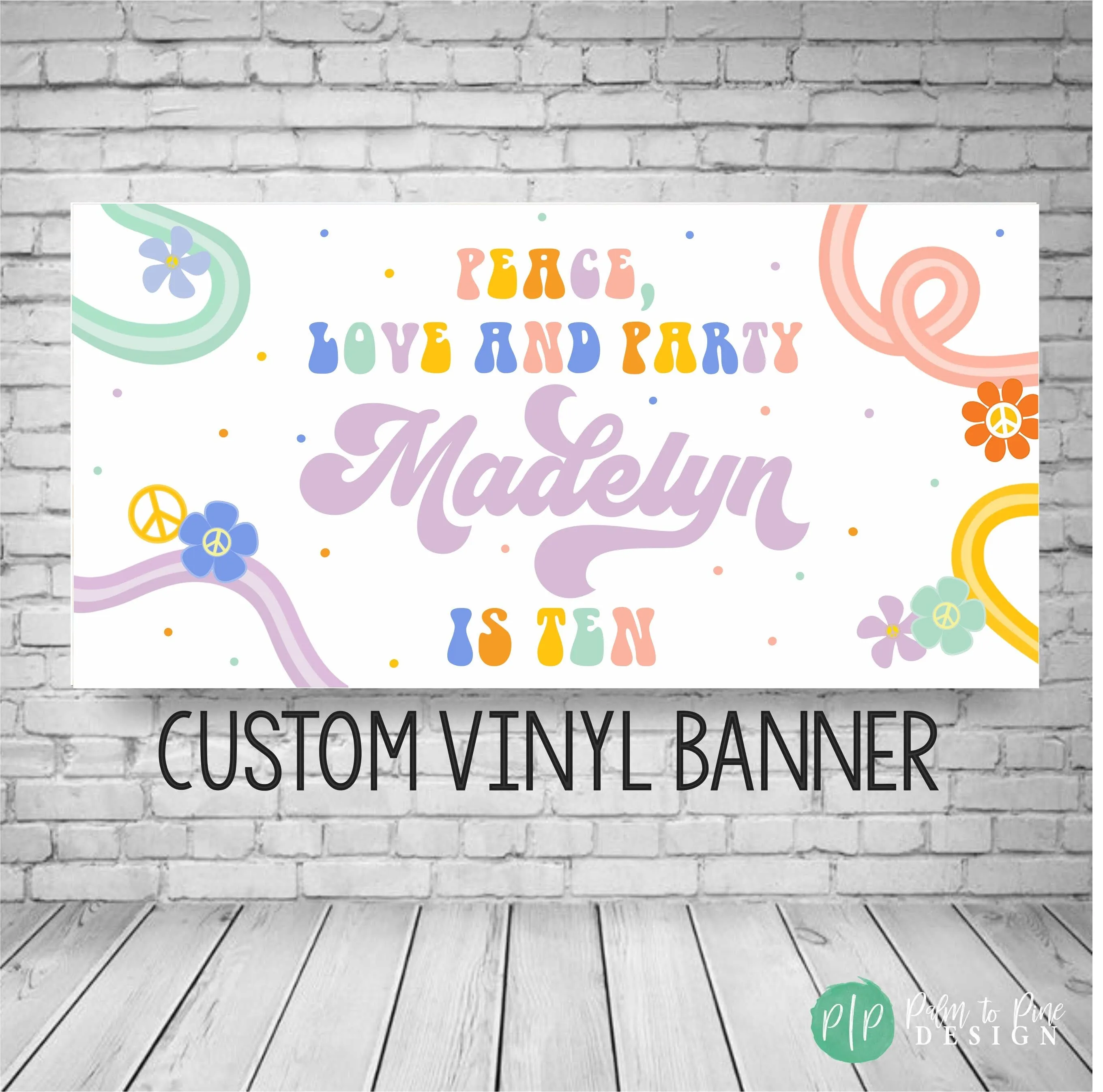 Flower Child Birthday Decor