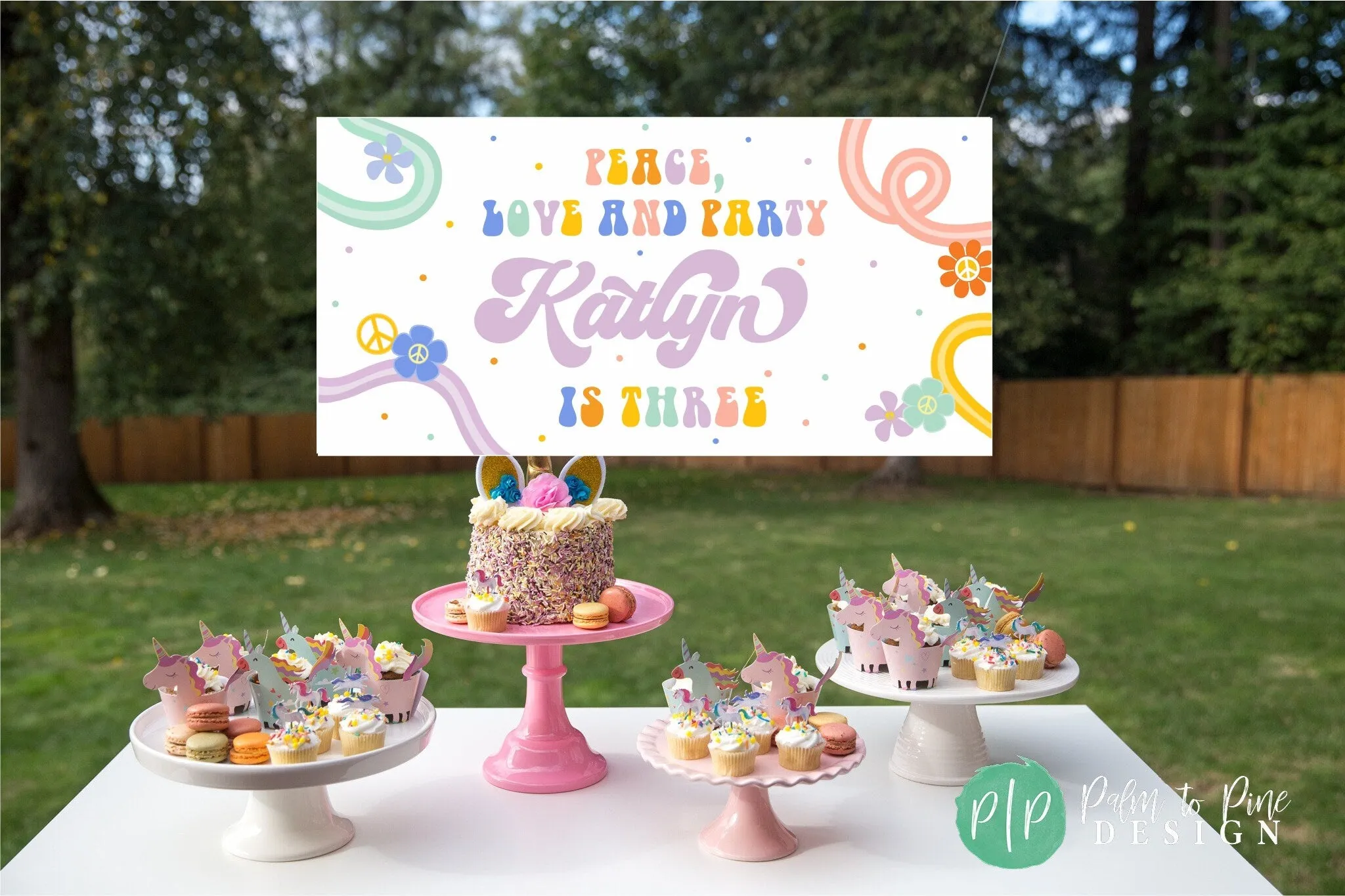 Flower Child Birthday Decor