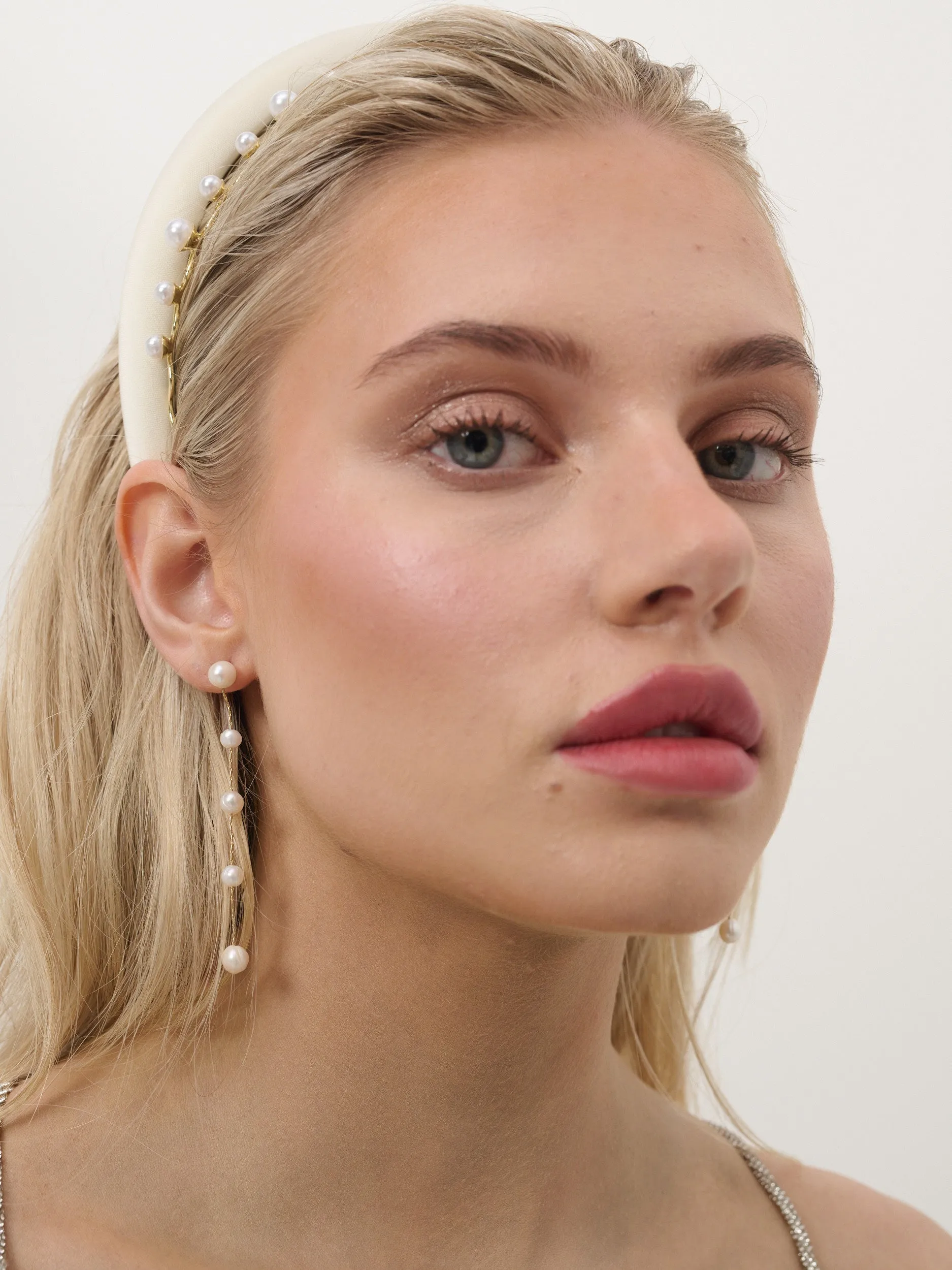 Freshwater Pearl Drops 18K Gold Plated Earrings