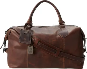 FRYE Men's Logan Overnight Duffle Bag, Dark Brown, One Size