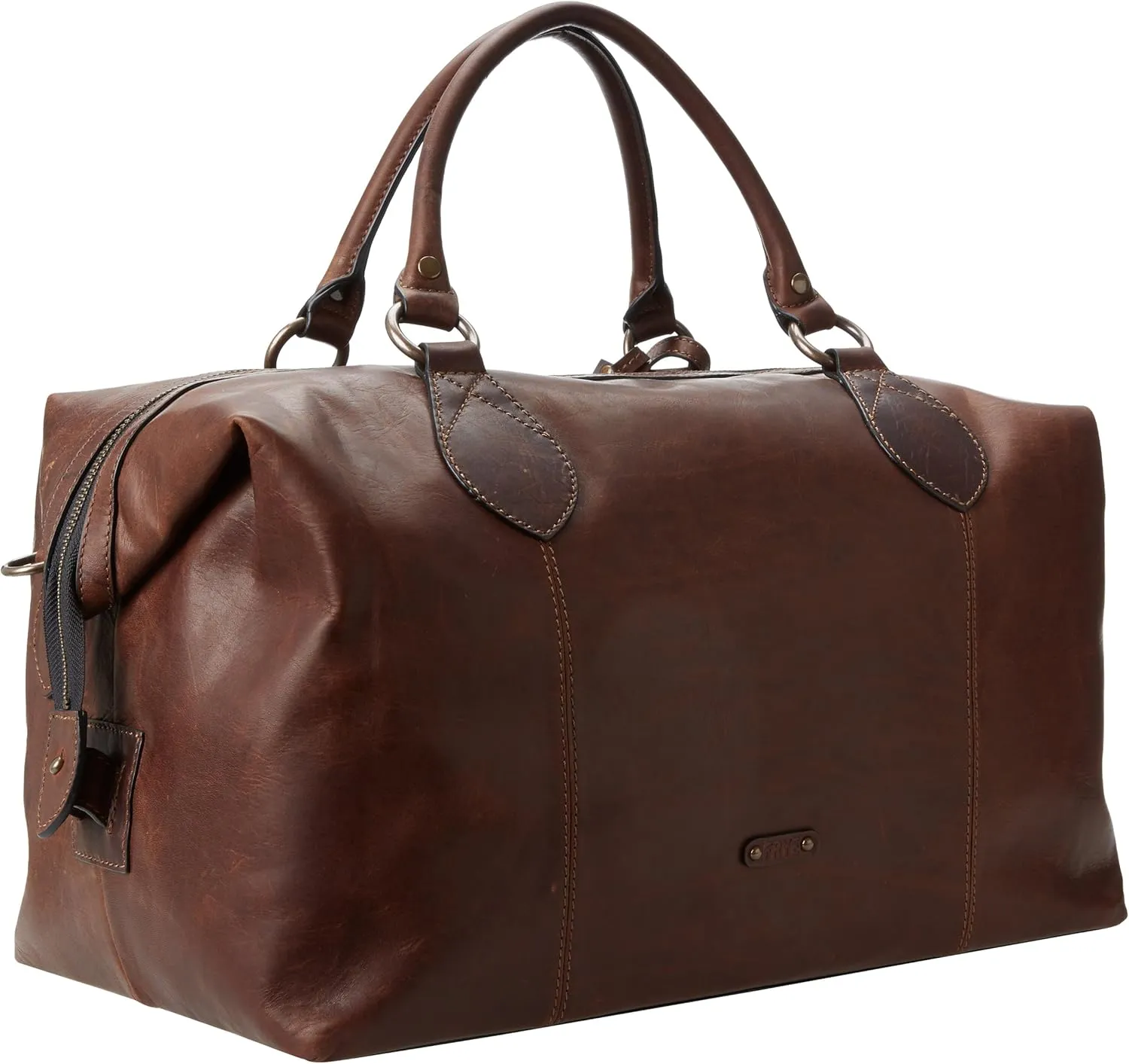 FRYE Men's Logan Overnight Duffle Bag, Dark Brown, One Size