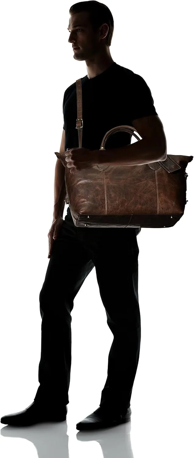 FRYE Men's Logan Overnight Duffle Bag, Slate, One Size