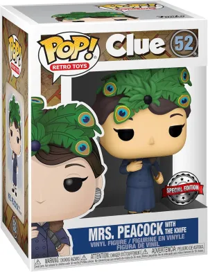 Funko Pop! Retro Toys Clue #52 Mrs. Peacock with The Knife Exclusive