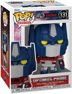 Funko Pop Retro Toys: Transformers: Generation 1-40th Anniversary, Optimus Prime - Collectable Vinyl Figure - Gift Idea - Official Merchandise - Toys for Kids & Adults - Action/Adventure Fans