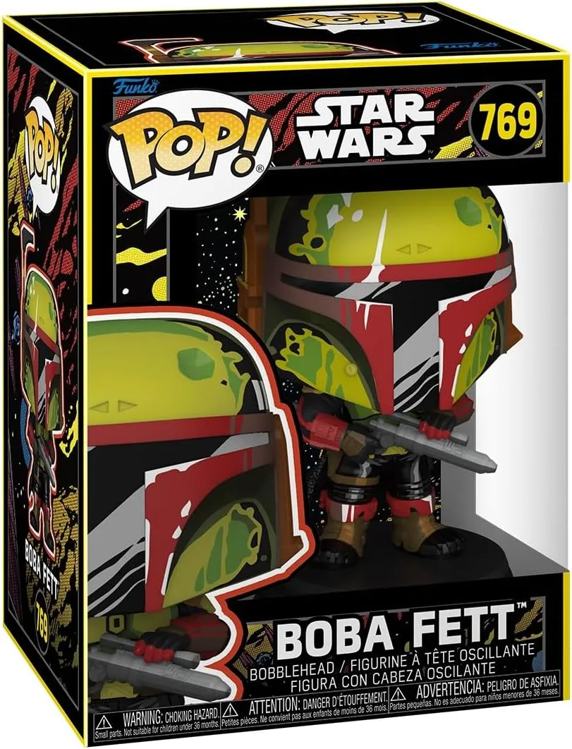 Funko Pop Star Wars: The Book of Boba Fett - Boba Fett - (Retro) - Collectable Vinyl Figure - Gift Idea - Official Merchandise - Toys for Kids & Adults - Sci-Fi Fans