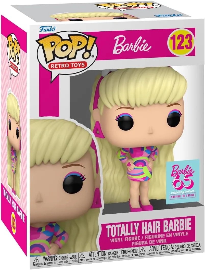 Funko POP! Vinyl: Barbie - Totally Hair Barbie - Collectable Vinyl Figure - Gift Idea - Official Merchandise - for Kids & Adults - Ad Icons Fans - Model Figure for Collectors and Display