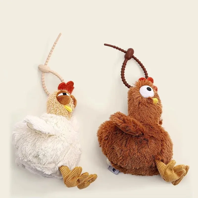 Fur Chicken Plush Bag – Funny & Kawaii Ugly Hen Handbag