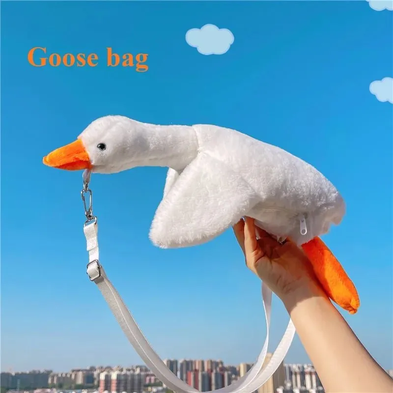 Fur Chicken Plush Bag – Funny & Kawaii Ugly Hen Handbag