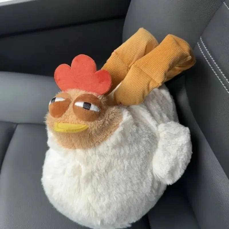 Fur Chicken Plush Bag – Funny & Kawaii Ugly Hen Handbag
