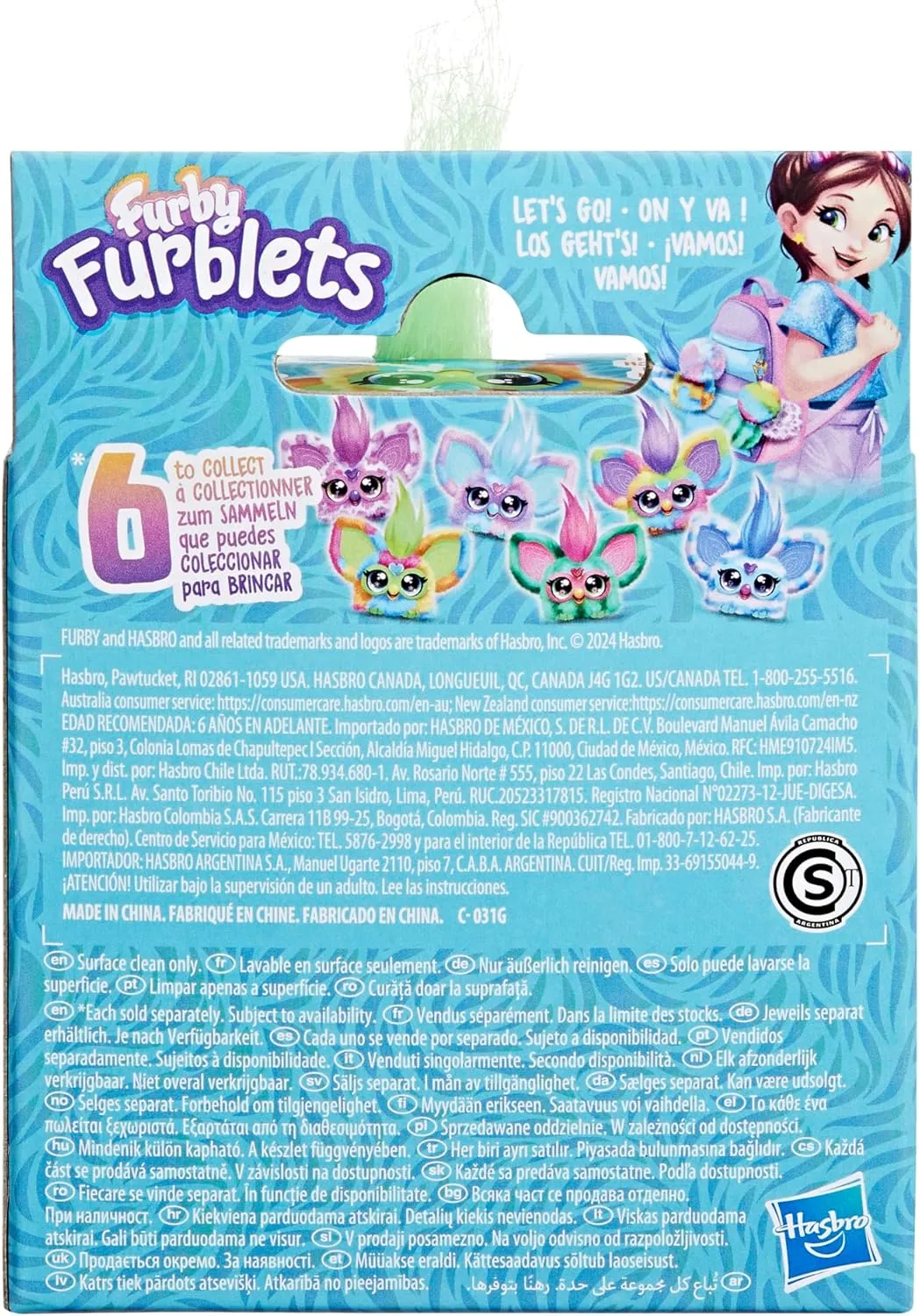 Furby Furblets Pix-Elle Mini Friend, 45  Sounds, Gamer Music & Furbish Phrases, Electronic Plush Toys for Girls & Boys 6 Years & Up, Multicolor