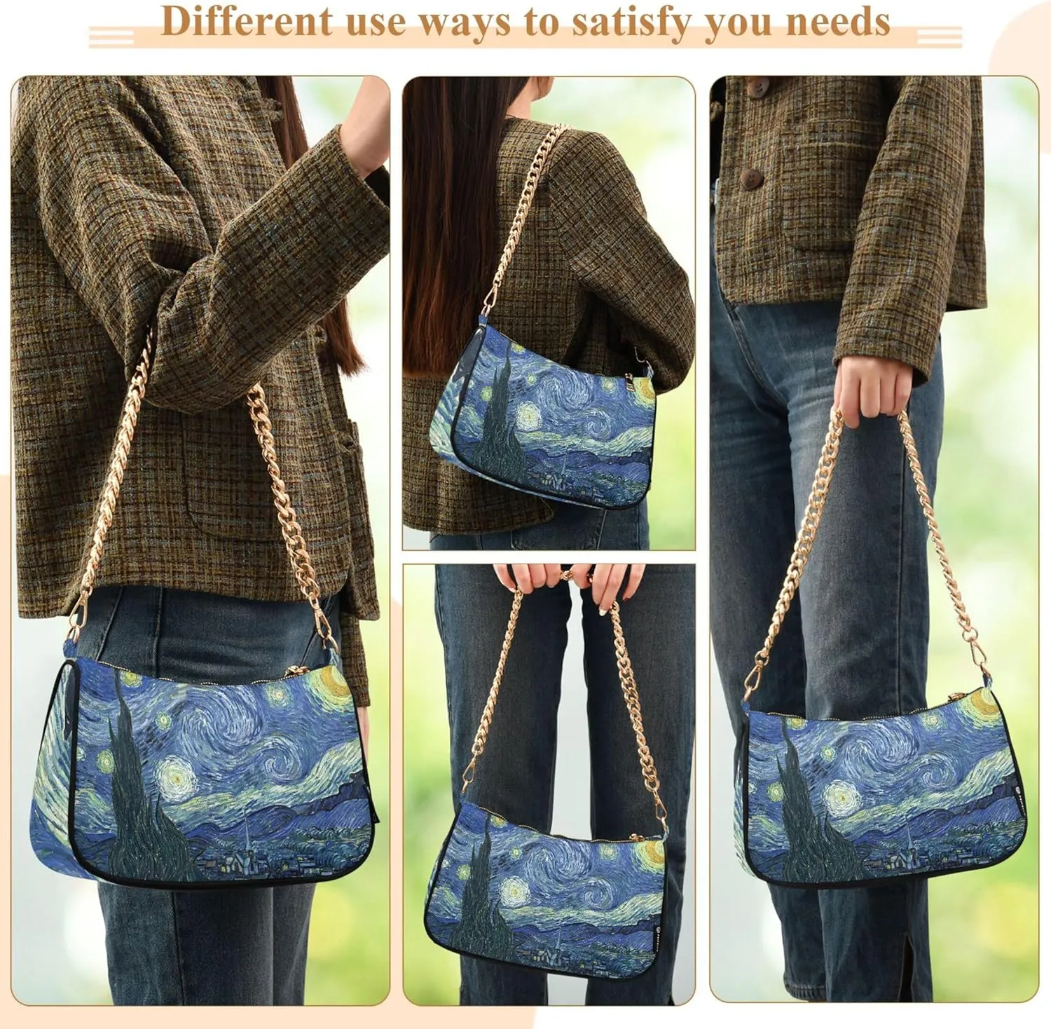 Game Controller Monster Face Medium Purse Hobo Party Purses Womens Ladies Handbags Chain Cute Shoulder Bag
