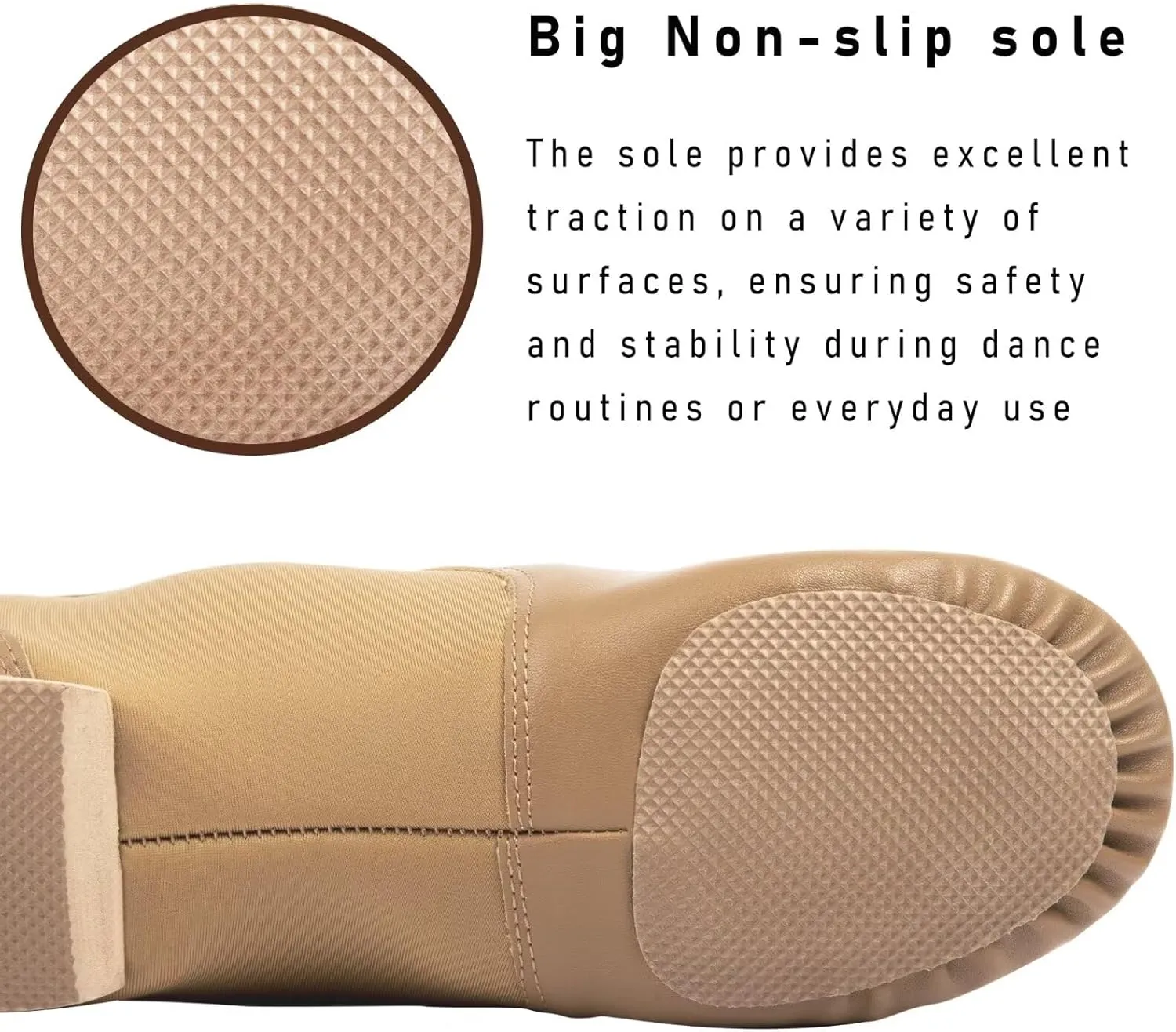 Girls Vegan Leather Jazz Shoes,Soft Vegan Leather Dance Slippers for Toddler/Little Kid/Big Kid
