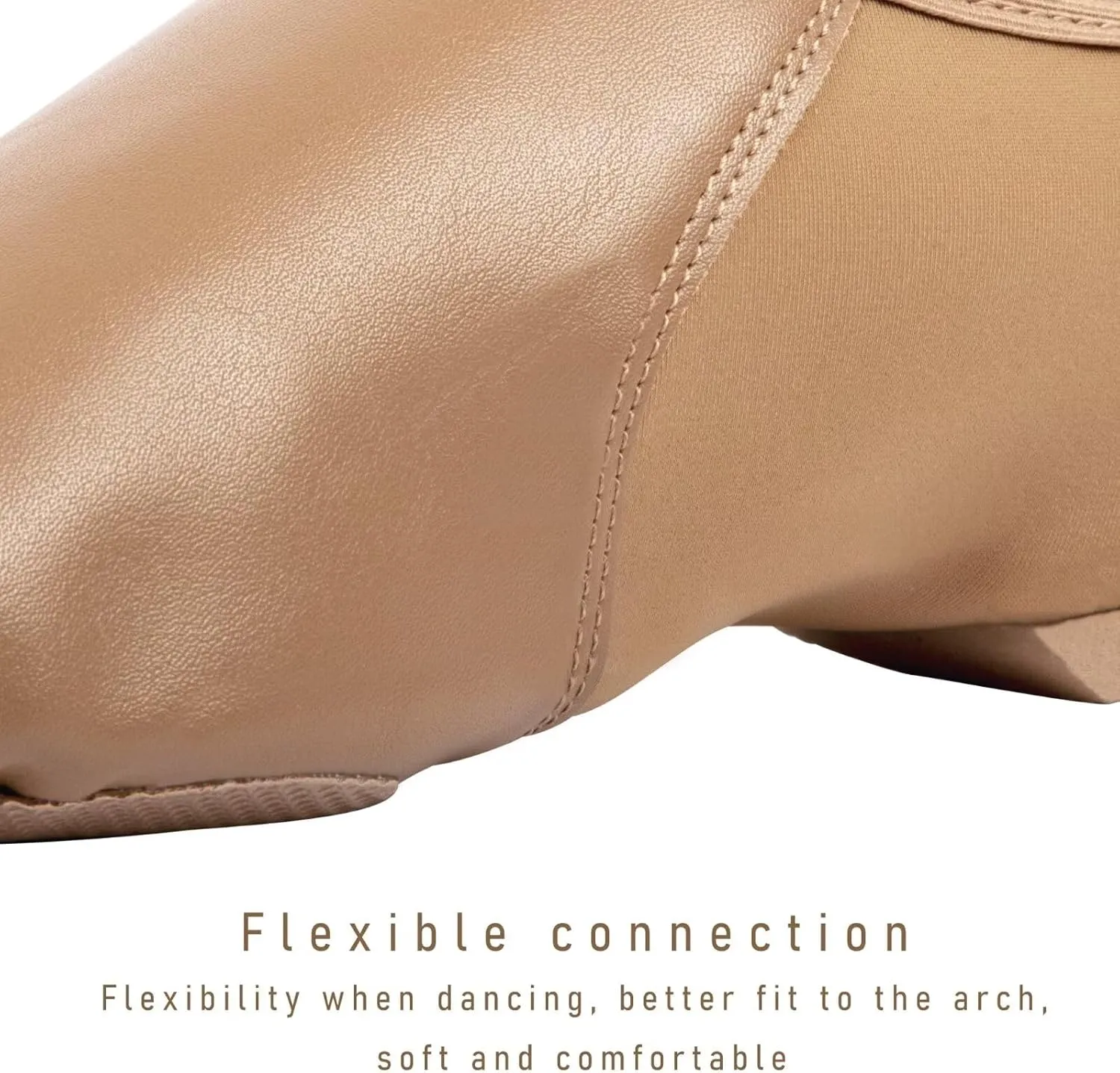 Girls Vegan Leather Jazz Shoes,Soft Vegan Leather Dance Slippers for Toddler/Little Kid/Big Kid