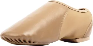 Girls Vegan Leather Jazz Shoes,Soft Vegan Leather Dance Slippers for Toddler/Little Kid/Big Kid