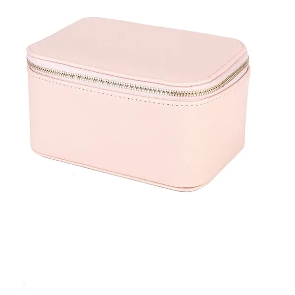 GlimmerNest – Travel Jewelry Box with Mini Pouches