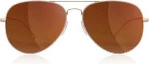 grinderPUNCH Unisex Aviator Sunglasses | Fashionable & Lightweight Frame Suits All Face Shapes | 100% UV Protection