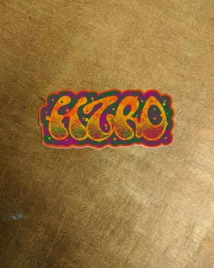 Groovy HZRD Sticker | Orange