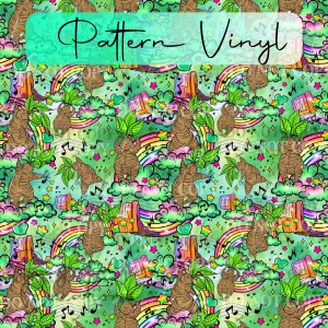 Groovy Mandrake Pattern Vinyl - 12x12
