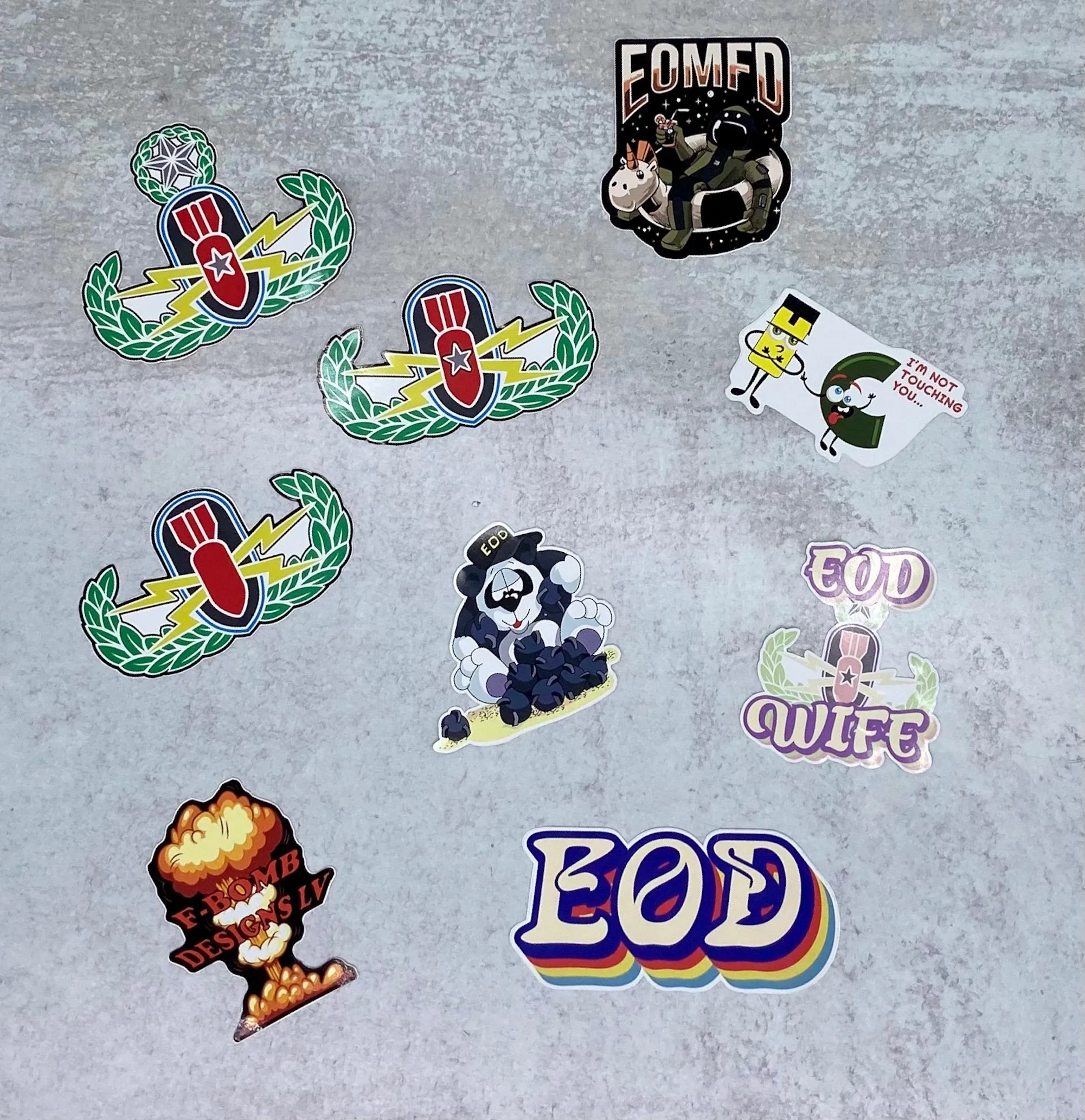 Groovy Retro EOD Sticker