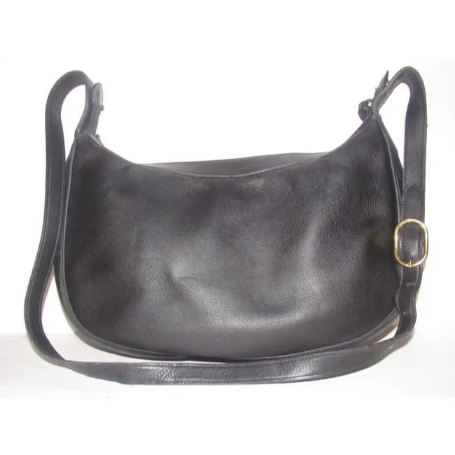 Gucci Xl Vintage Purses Black And Gg Leather Hobo Bag