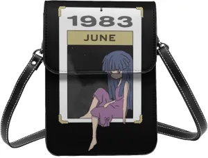 Higurashi When They Cry Wallet Phone Female Fashion Purse Adjustable Handba Crossbody Bags