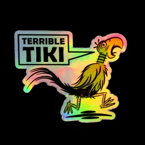 Holographic Parrot Sticker