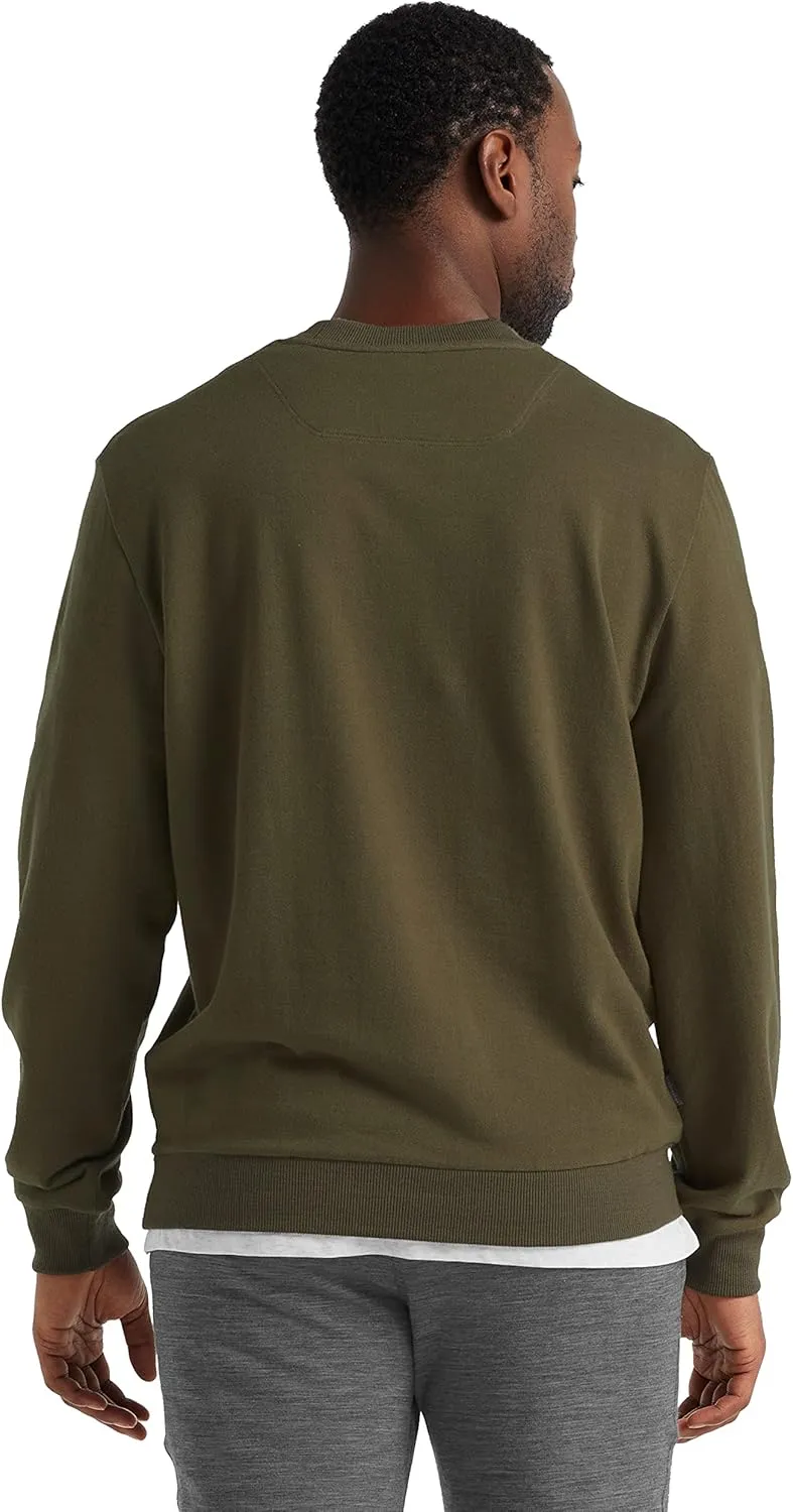 Icebreaker Men's Central Long Sleeve Casual Wool Lounge Sweatshirt