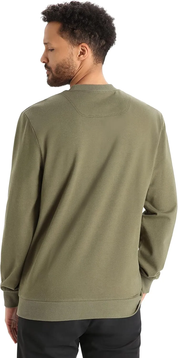 Icebreaker Men's Central Long Sleeve Casual Wool Lounge Sweatshirt