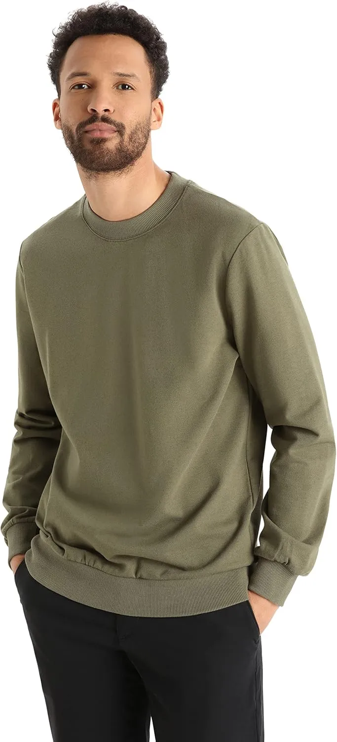 Icebreaker Men's Central Long Sleeve Casual Wool Lounge Sweatshirt