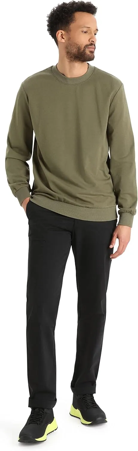 Icebreaker Men's Central Long Sleeve Casual Wool Lounge Sweatshirt