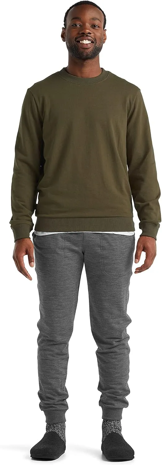 Icebreaker Men's Central Long Sleeve Casual Wool Lounge Sweatshirt