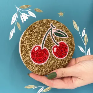 Inked Cherry Coin Purse