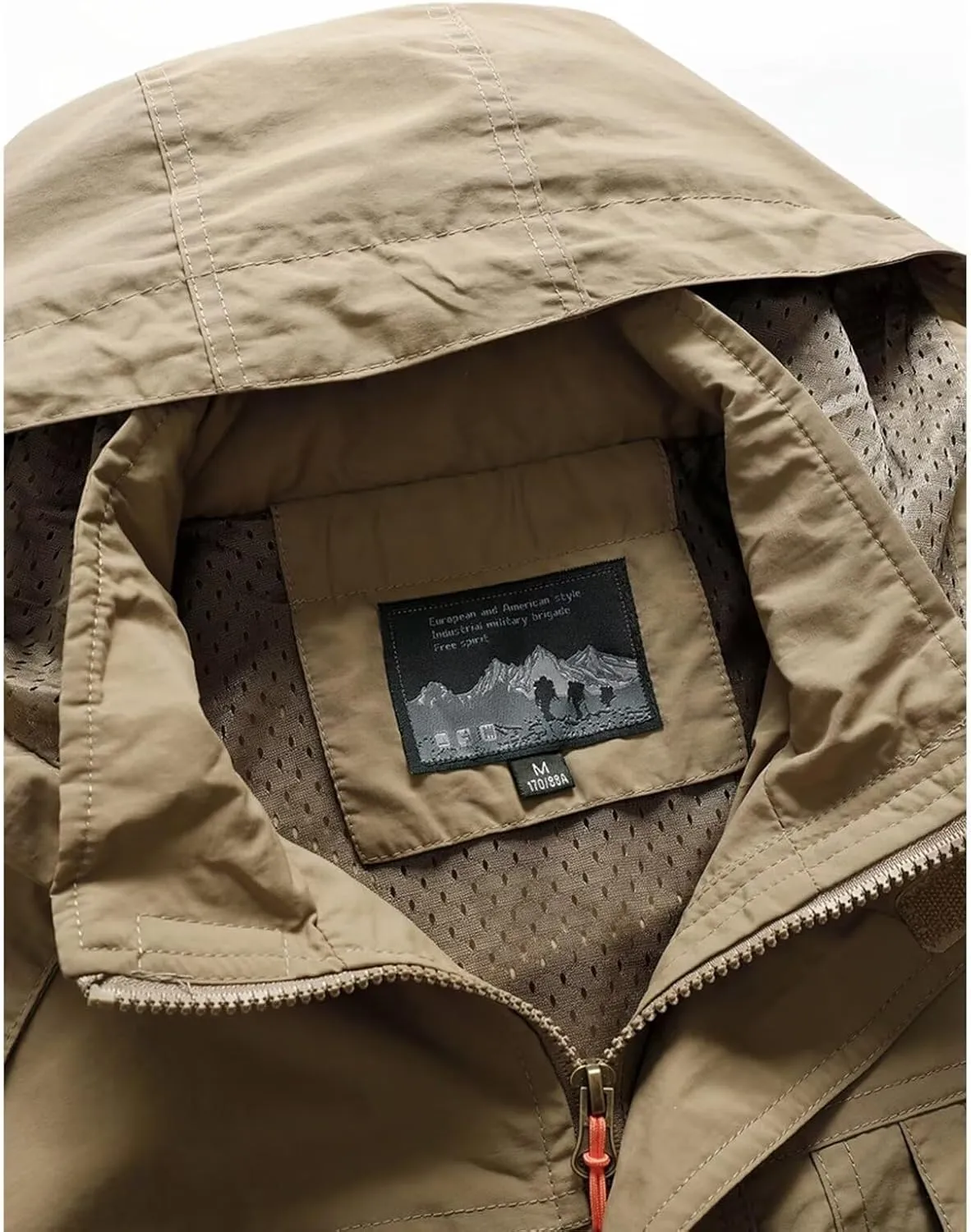 INVACHI Men's M65 Field Jacket Military Jackets for Men Outdoor Army Jackets with Multiple Pockets