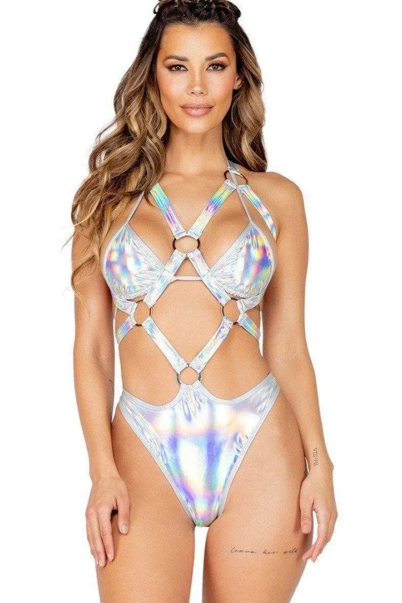 Iridescent Triangle Top