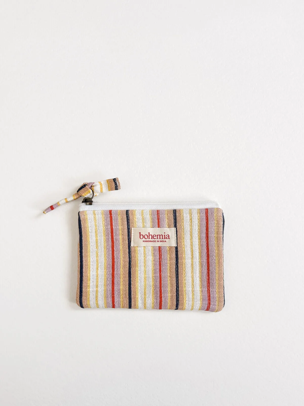 Jaipur Stripe Coin Purse, Tutti Frutti