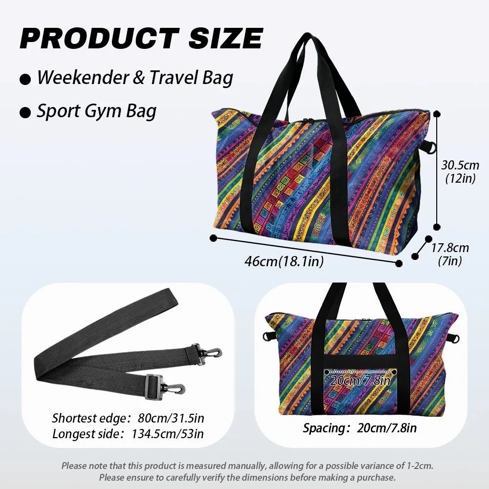 Kente pattern Lightweight luggage