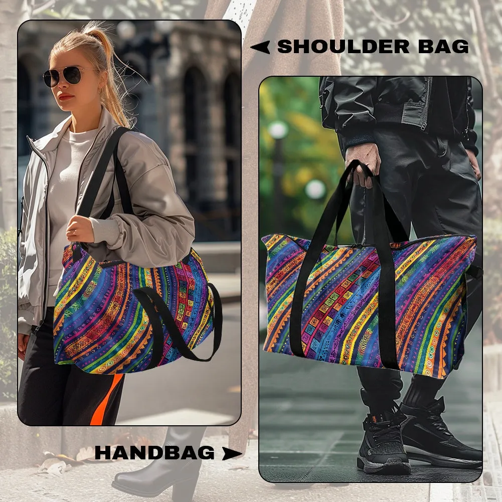 Kente pattern Lightweight luggage