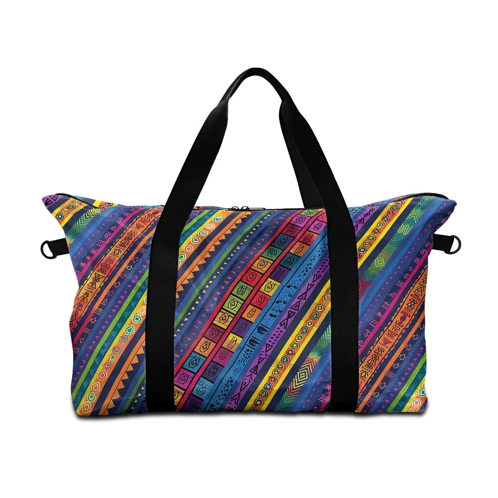 Kente pattern Lightweight luggage