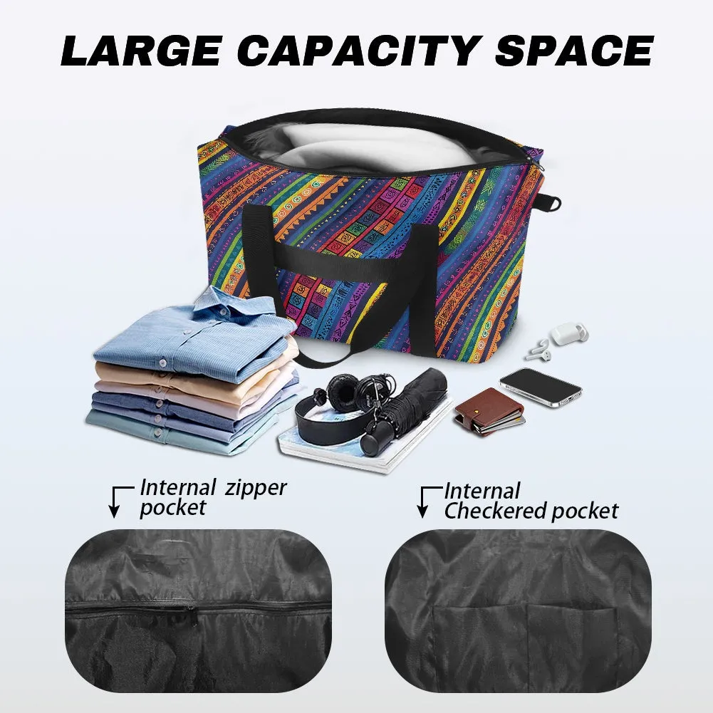 Kente pattern Lightweight luggage