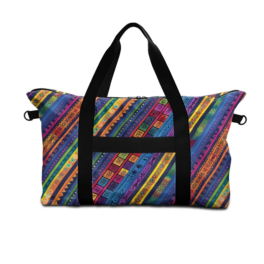 Kente pattern Lightweight luggage